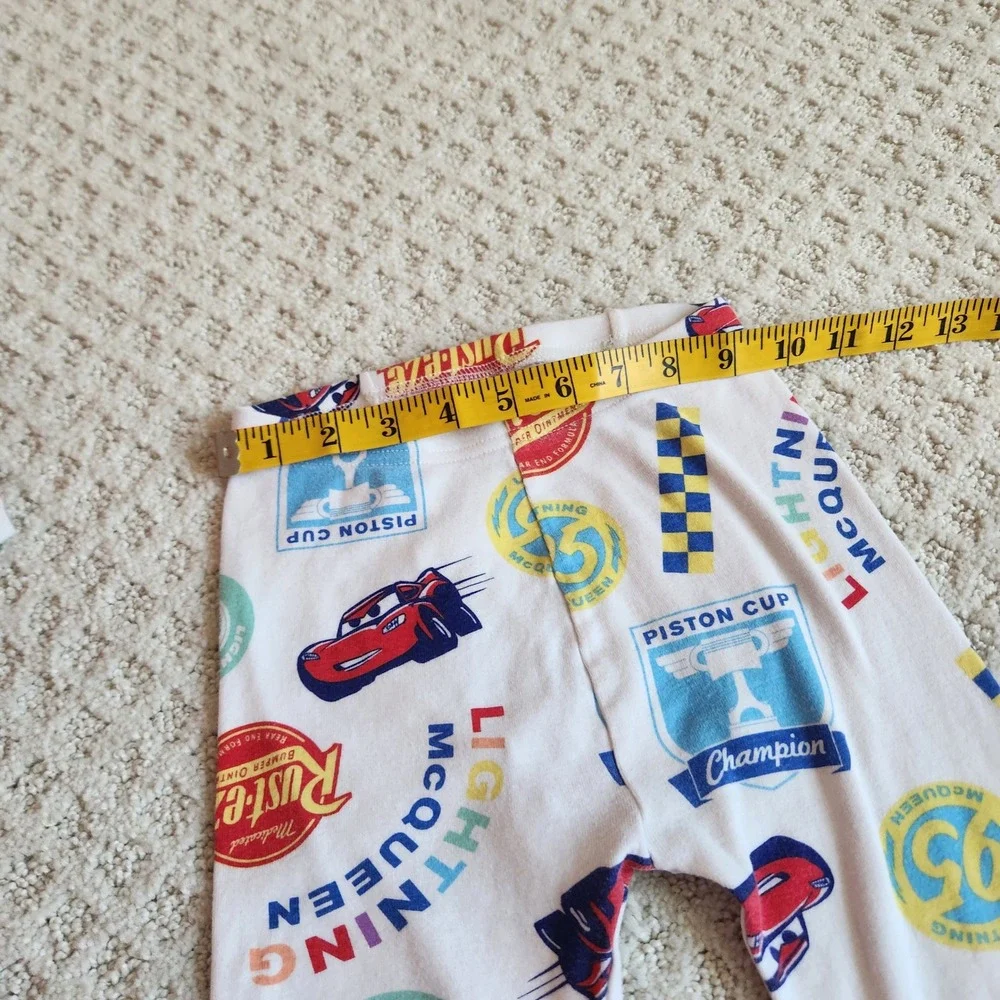 Baby Gap Organic Cotton Disney Pixar Cars Lightning McQueen PJ Set‎ size 6 Years